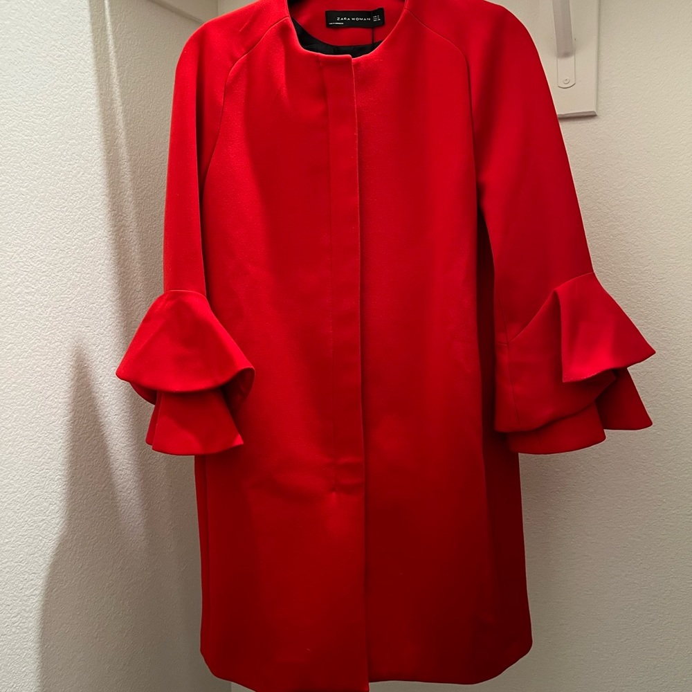Zara Red Coat